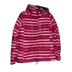 Iceburg Women’s Winter Ski Jacket Parka size S Striped